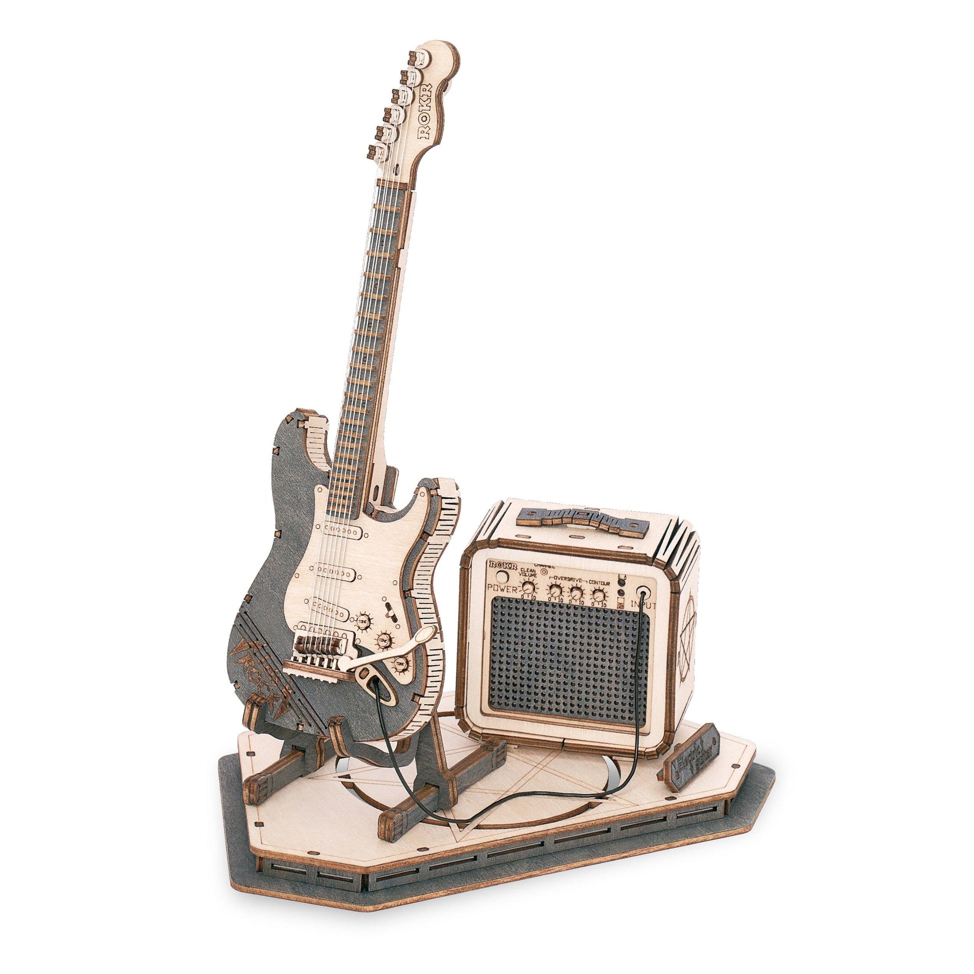 3D-Holzpuzzle E-Gitarre - Robotime