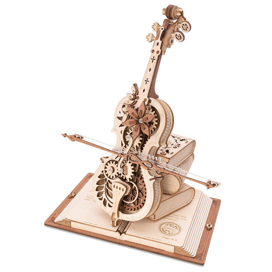 3D-Holzpuzzle Magisches Cello - Robotime
