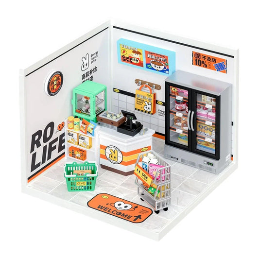 Miniaturhaus Supermarkt - Robotime