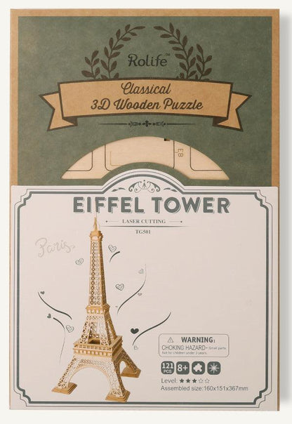 3D-Holzpuzzle Paris Eiffelturm - Robotime